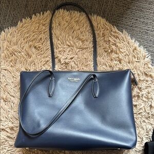 Kate Spade Navy Blue Tote Bag